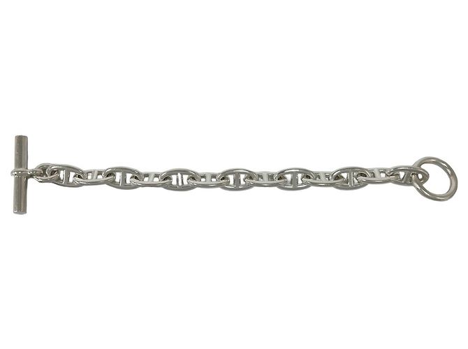 Hermès HERMES Chaine d'Ancre Bracciale con Charms in Argento 13-Link - vista 5