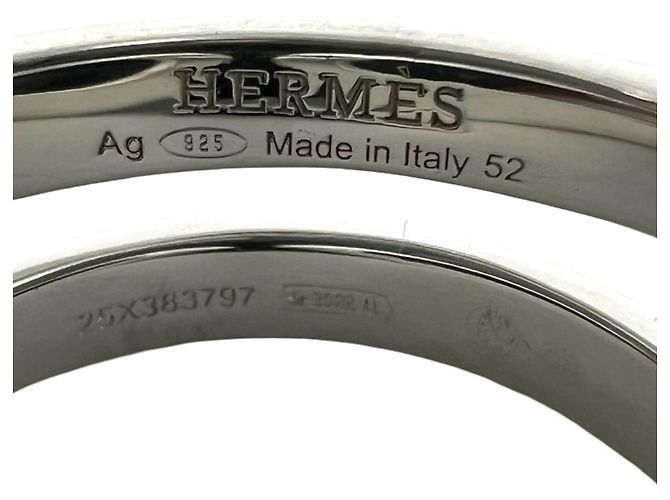 Hermès Lima PM Ring Silver Silvery - view 3