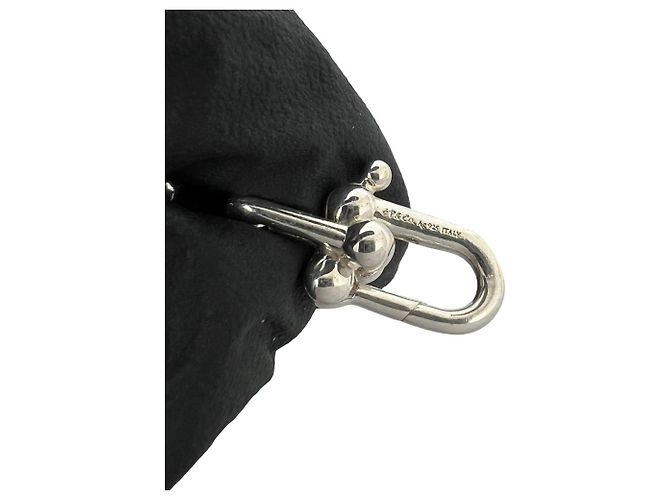 Autre Marque Bracciale a maglie piccole con charm Tiffany HardWear Argento - vista 3