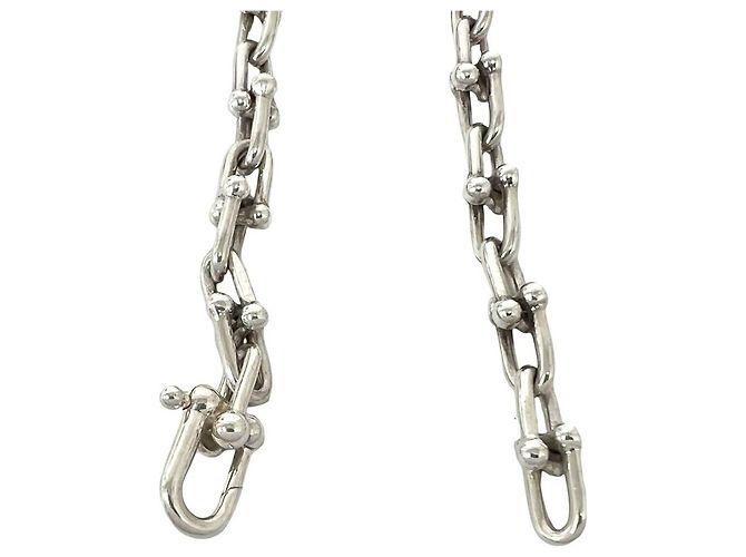 Autre Marque Bracciale a maglie piccole con charm Tiffany HardWear Argento - vista 4