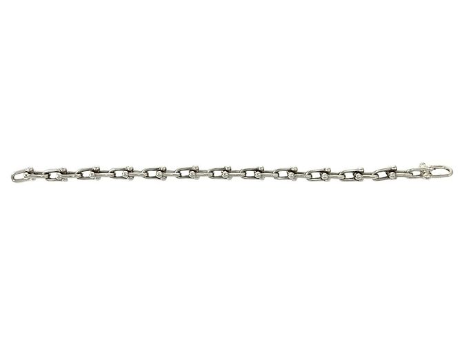 Autre Marque Bracciale a maglie piccole con charm Tiffany HardWear Argento - vista 6