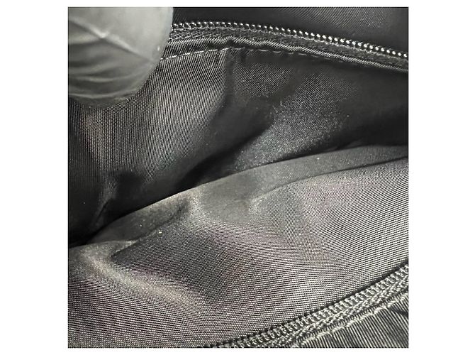 Christian Dior Saddle Logo Leder Semi-One Shoulder Bag Schwarz - Ansicht 10