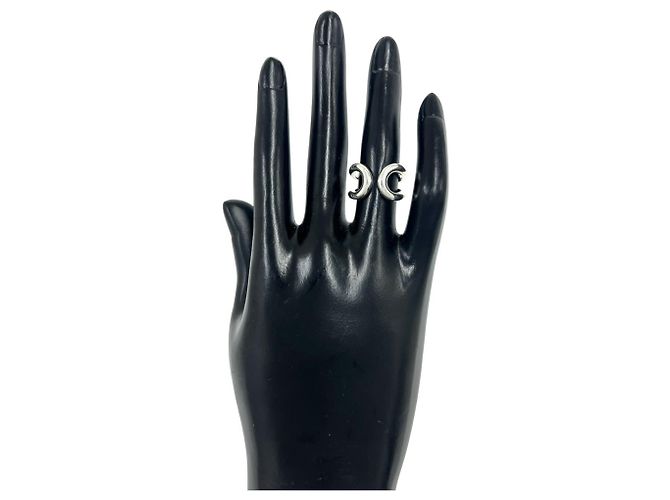 Ring Hermès Anello a fascia Hermes Lima PM in argento sterling - vista 2