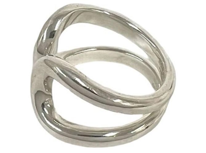 Ring Hermès Anello a fascia Hermes Lima PM in argento sterling - vista 4