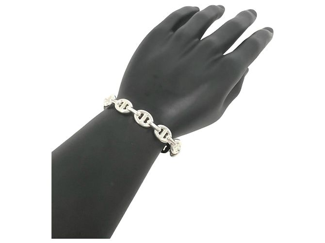 Hermès HERMES Bracelete Hermes Enchainée Prata - vista 2