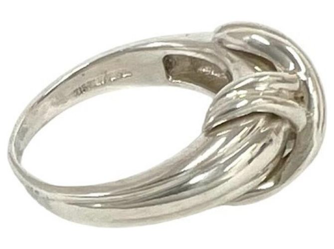 Autre Marque Anello Tiffany Vintage Signature Band Argento - vista 5