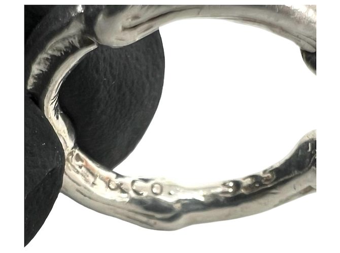 Autre Marque Anello Tiffany Vintage Bamboo Band Argento - vista 3