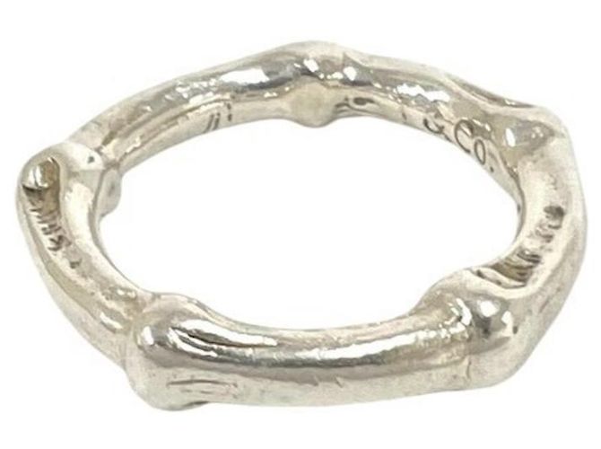 Autre Marque Anello Tiffany Vintage Bamboo Band Argento - vista 4