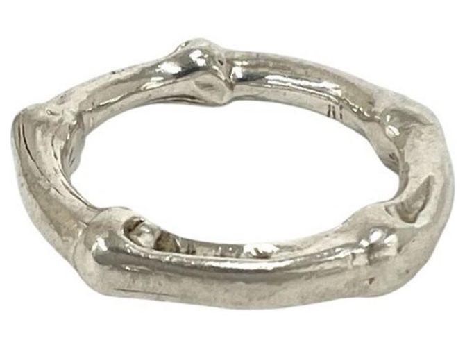 Autre Marque Anello Tiffany Vintage Bamboo Band Argento - vista 6