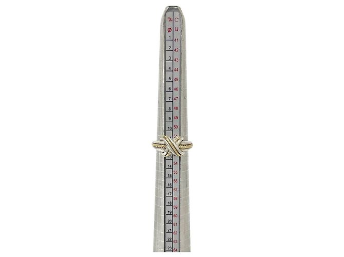 Autre Marque Anello Tiffany Vintage Signature Argento D'oro - vista 7
