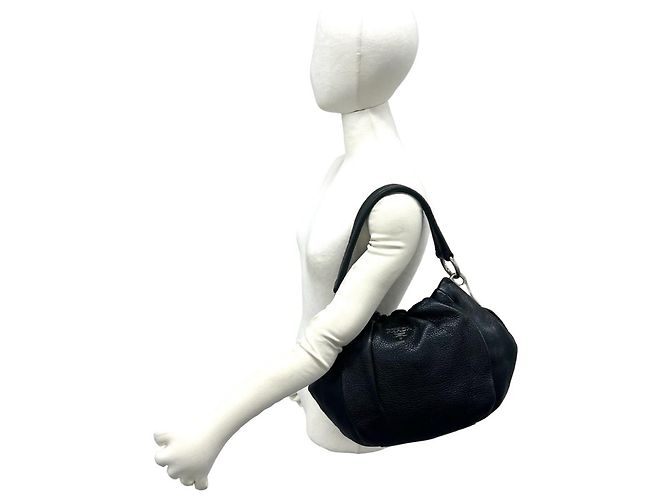 Prada Black Vitello Daino Leather Handbag - view 2