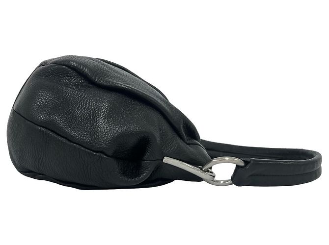 Prada Black Vitello Daino Leather Handbag - view 6