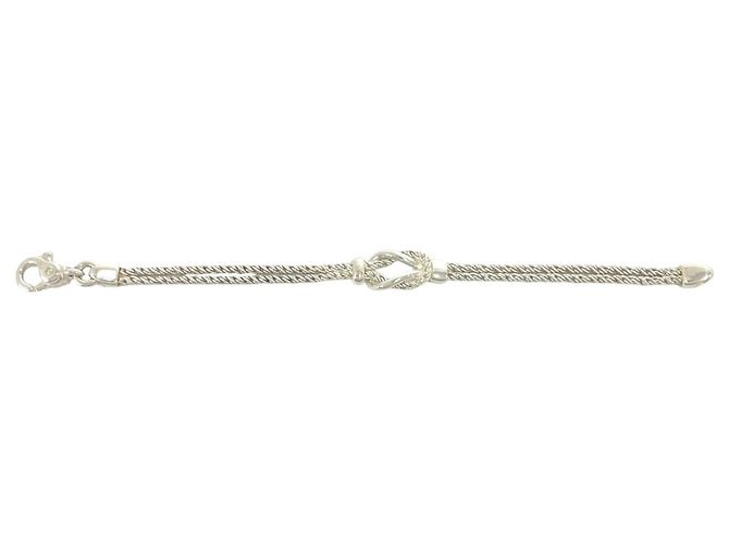 Autre Marque Bracciale Tiffany Vintage Twist Rope Argento - vista 5