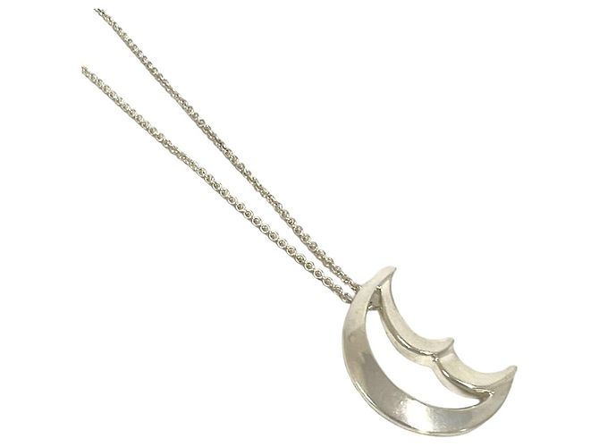 Autre Marque Collana Tiffany Vintage Crescent Moon - vista 5