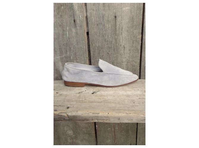 Autre Marque Mocassini Andrea Ventura in camoscio grigio - vista 10