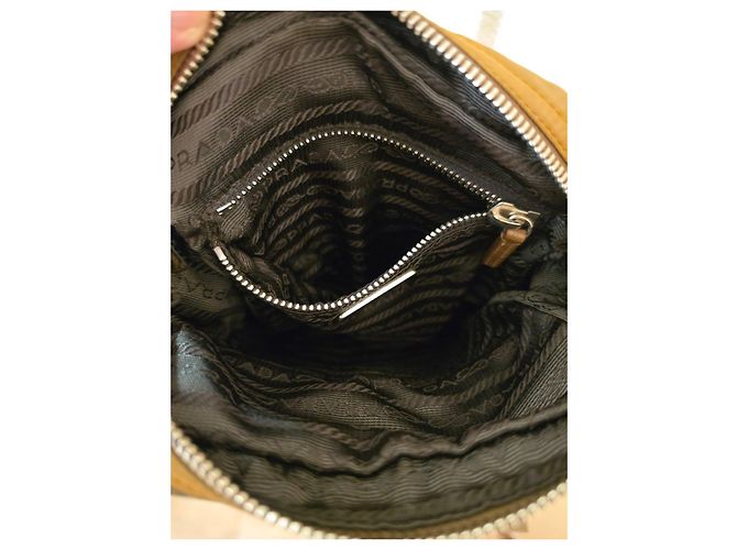 Bolso Prada de nailon marrón Castaño - vista 10
