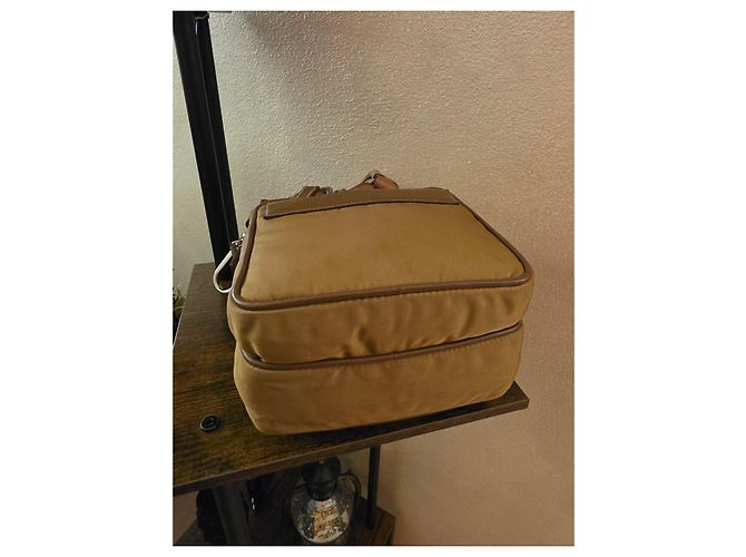 Bolso Prada de nailon marrón Castaño - vista 14