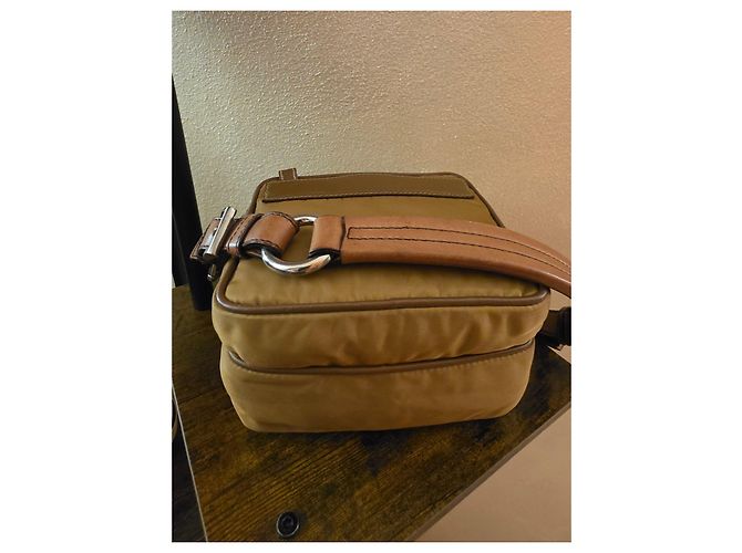 Bolso Prada de nailon marrón Castaño - vista 15