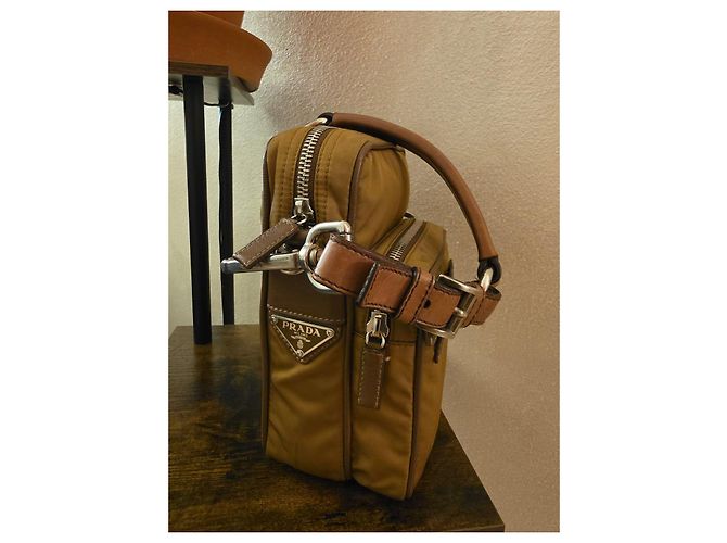 Bolso Prada de nailon marrón Castaño - vista 2