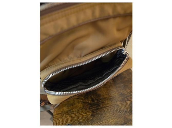 Bolso Prada de nailon marrón Castaño - vista 5