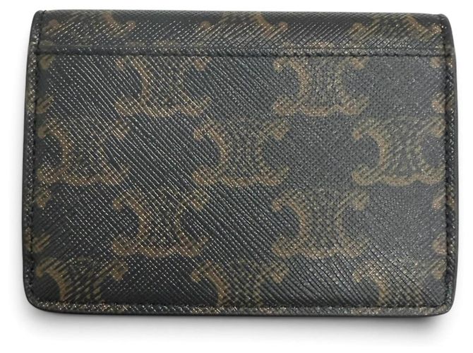Céline Celine Leather Triomphe Kartenetui - Ansicht 3