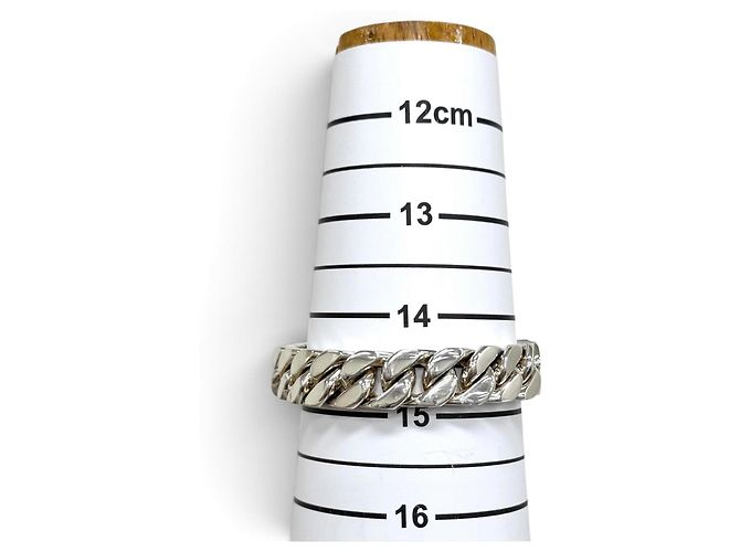 Hermès Bracciale Gourmet Hermes Kelly GM AG925 Argento - vista 10