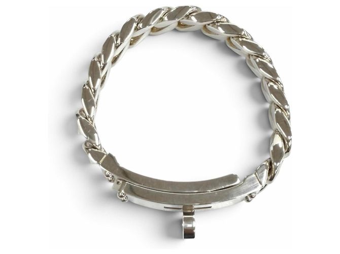 Hermès Bracciale Gourmet Hermes Kelly GM AG925 Argento - vista 5
