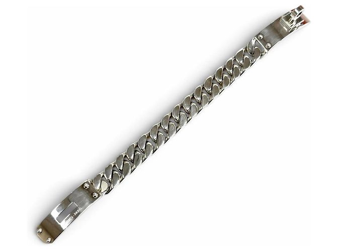 Hermès Bracciale Gourmet Hermes Kelly GM AG925 Argento - vista 6