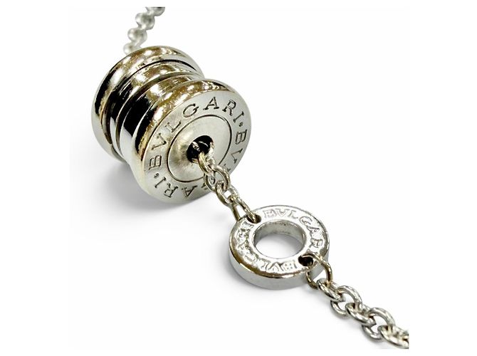 Bulgari Bvlgari B.zero1 Charm-Armband aus 18K Weißgold Golden - Ansicht 2