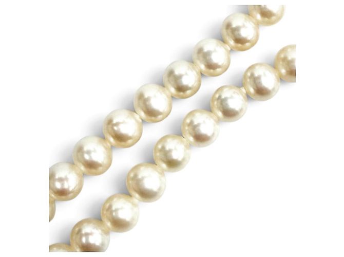 Autre Marque Tiffany Ziegfeld Collection Perlenkette Weiß - Ansicht 6