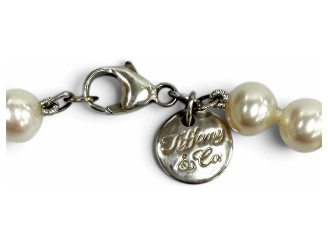 Autre Marque Tiffany Ziegfeld Collection Perlenkette Weiß - Ansicht 7