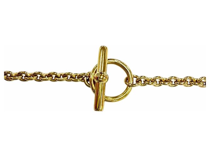 Hermès Collar Hermes PM OP'H H-Motif Rosa Dorado - vista 7
