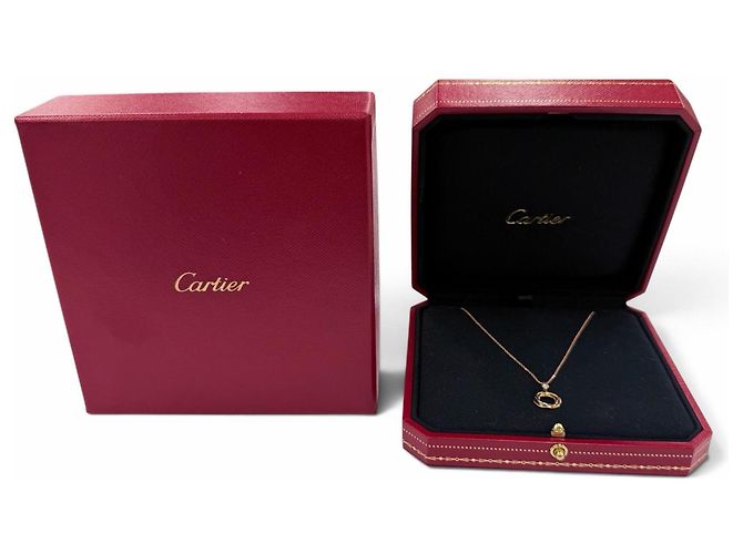 Cartier Trinity Anhänger Halskette Golden - Ansicht 2