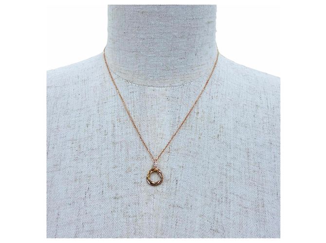 Cartier Trinity Anhänger Halskette Golden - Ansicht 3