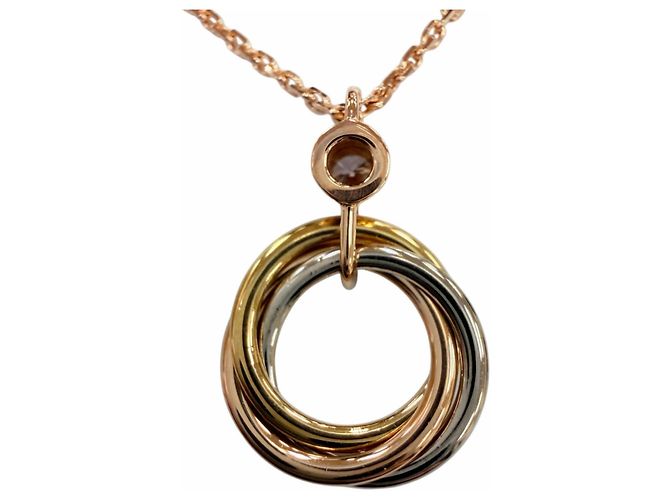 Cartier Trinity Anhänger Halskette Golden - Ansicht 4