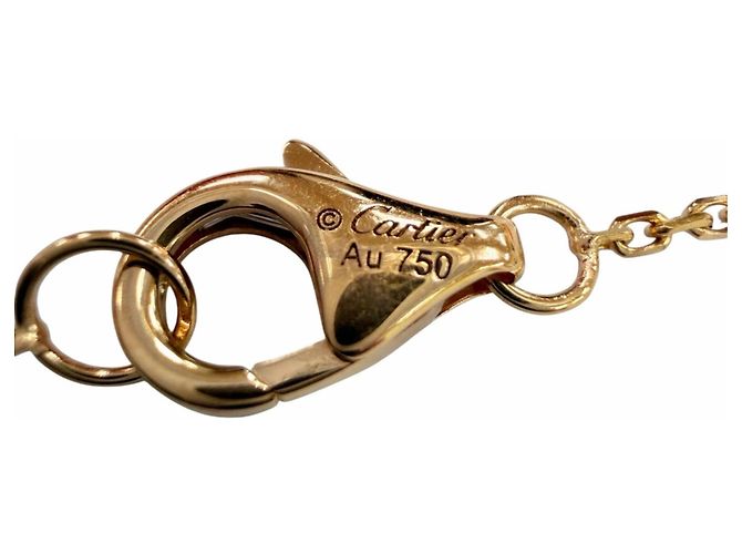 Cartier Trinity Anhänger Halskette Golden - Ansicht 8