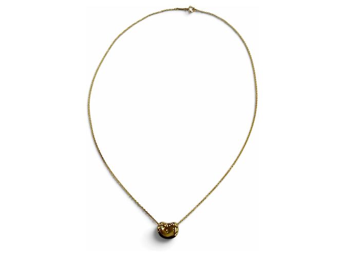Autre Marque Collana con pendente Tiffany & Co. Elsa Peretti Bean Design D'oro - vista 4