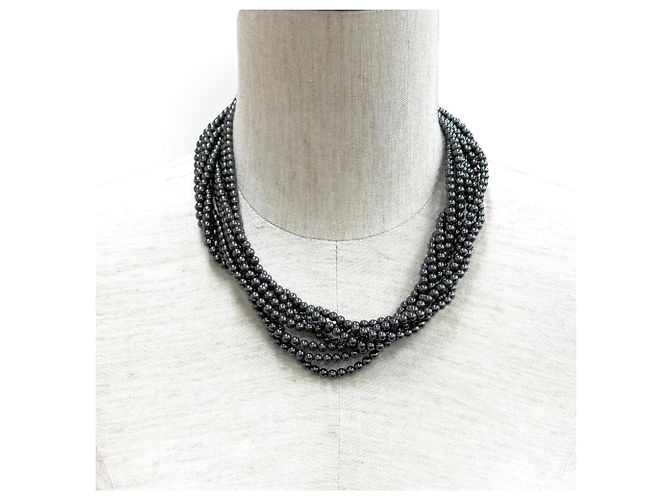 Autre Marque Collana Tiffany & Co. 925 Ematite a 8 fili Metallico - vista 3