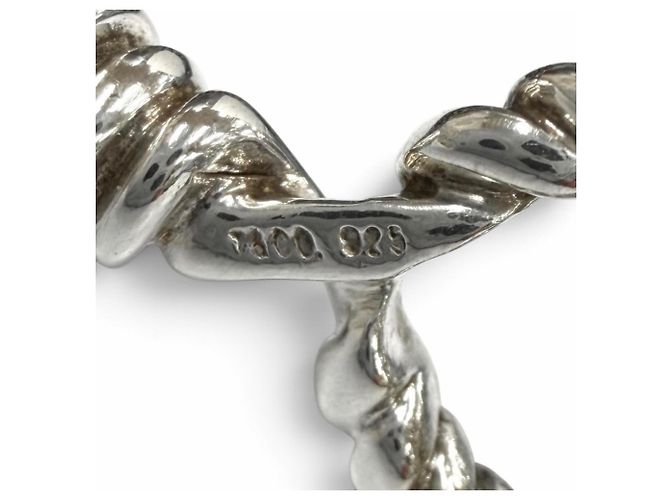 Autre Marque Collana Tiffany & Co. 925 Ematite a 8 fili Metallico - vista 8