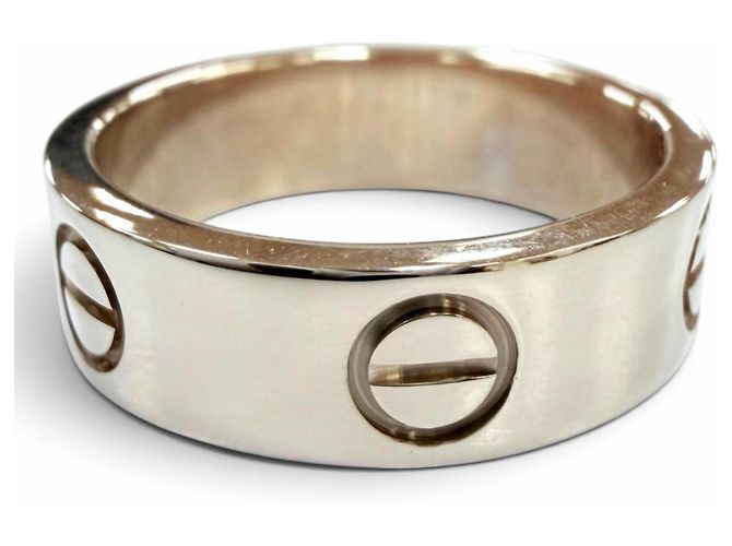 Cartier LOVE Ring aus Weißgold Golden - Ansicht 2