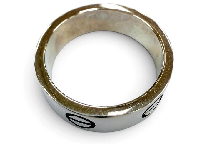 Cartier LOVE Ring aus Weißgold Golden - Ansicht 4