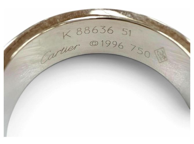Cartier LOVE Ring aus Weißgold Golden - Ansicht 5