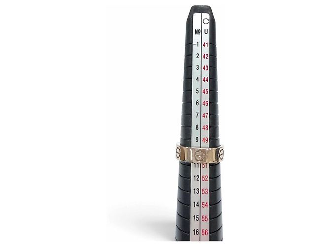 Cartier LOVE Ring aus Weißgold Golden - Ansicht 6
