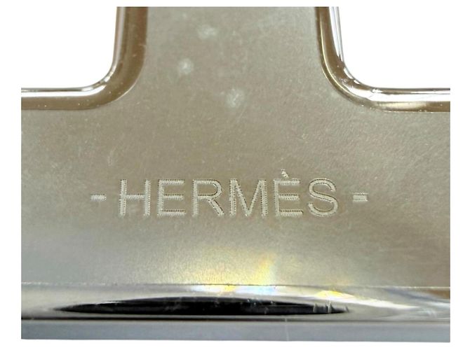 Hermès Hermes Chaine d'Ancre Brosche Silber Marineblau - Ansicht 6