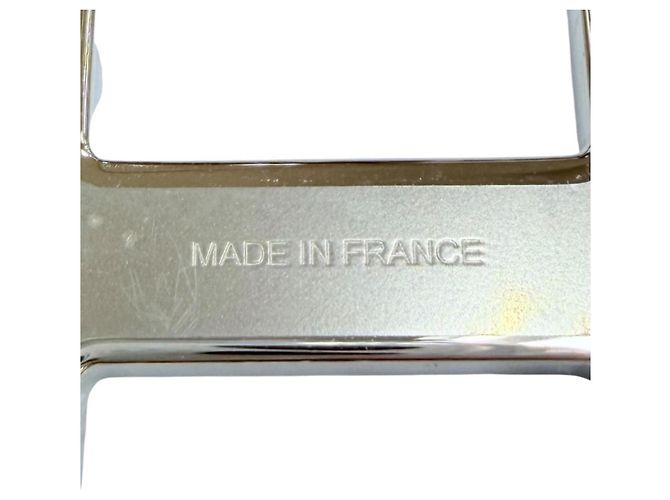 Hermès Hermes Chaine d'Ancre Brosche Silber Marineblau - Ansicht 7