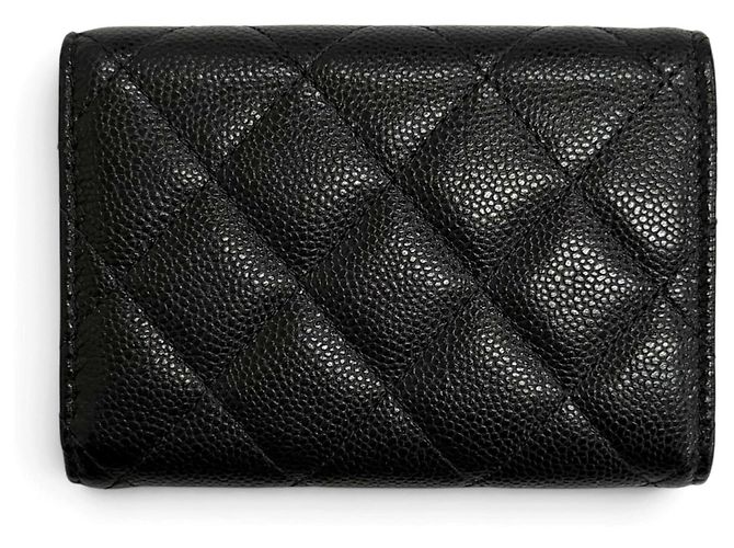 Chanel Matelassé Timeless Classic Small Flap Wallet Schwarz - Ansicht 3