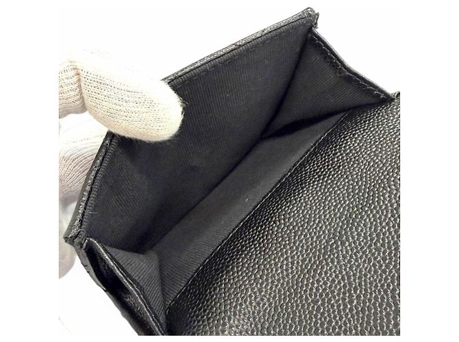 Chanel Matelassé Timeless Classic Small Flap Wallet Schwarz - Ansicht 7