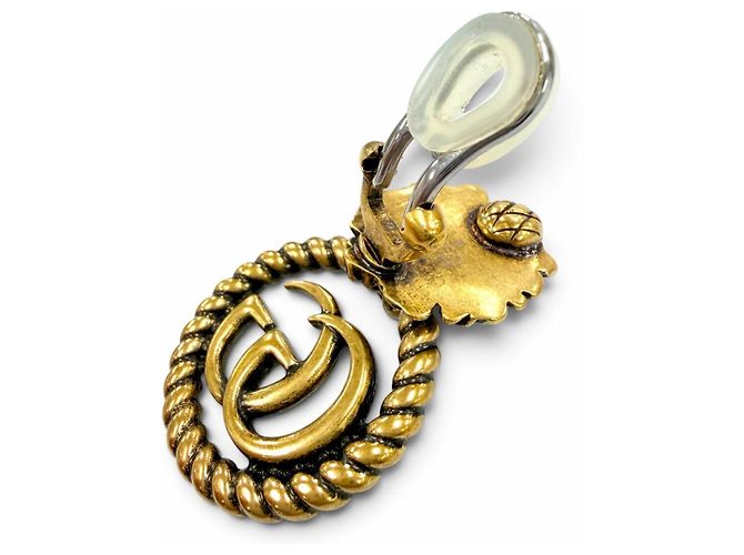 Orecchini a clip Gucci GG Marmont Lion Head D'oro - vista 5