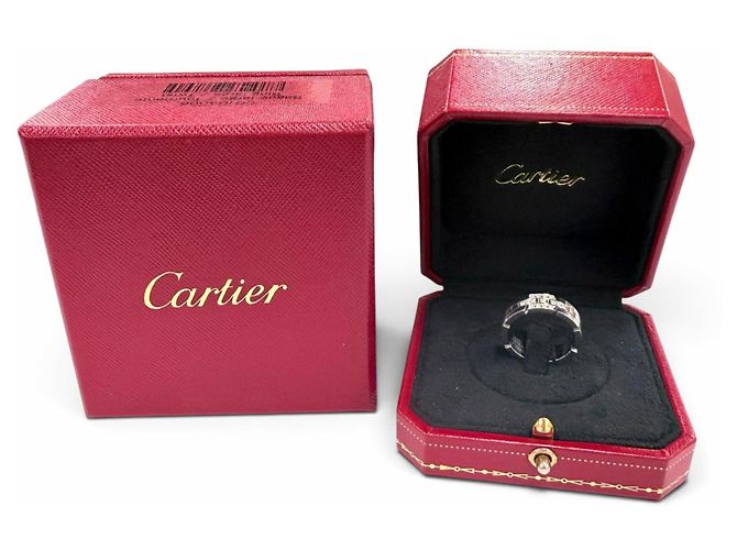 Bague Cartier B4064356 Tank Française Diamants Doré - vue 2