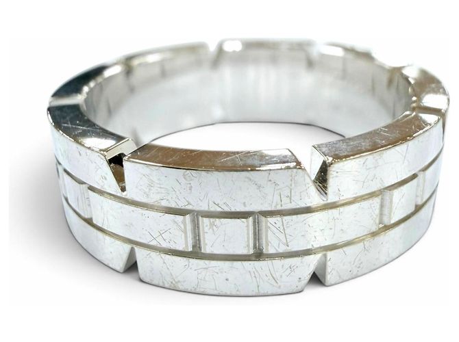 Bague Cartier B4064356 Tank Française Diamants Doré - vue 3